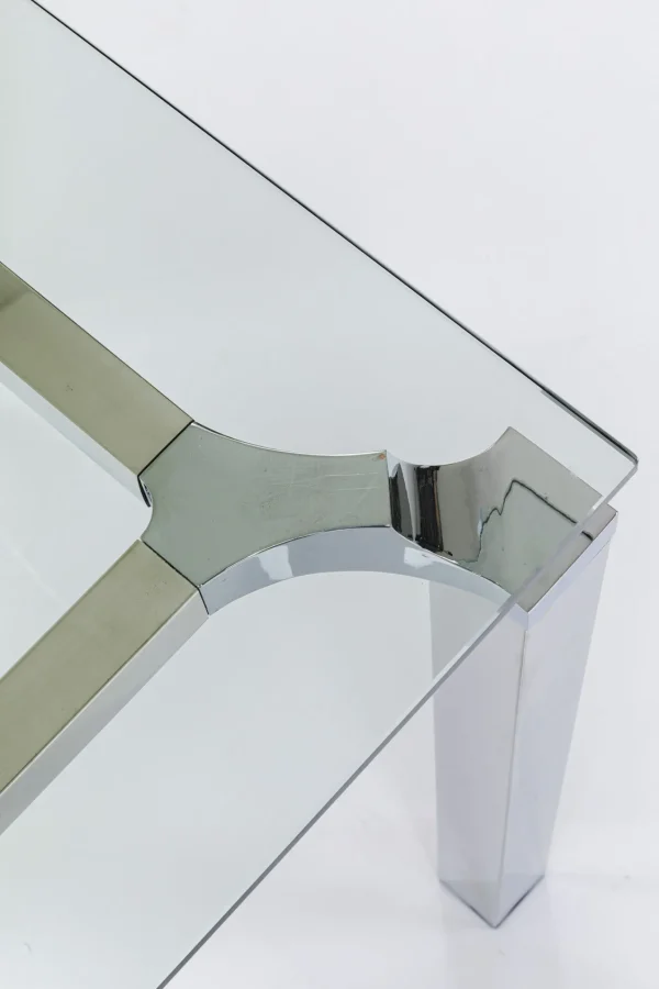Scrivania D'angolo Lorenco Cromato 210x180cm - KARE