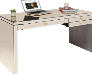 SCRIVANIA LUXURY CHAMPAGNE 140X60CM - KARE