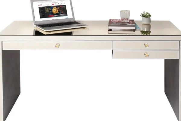 SCRIVANIA LUXURY CHAMPAGNE 140X60CM - KARE