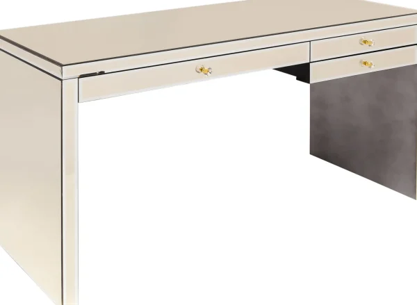 SCRIVANIA LUXURY CHAMPAGNE 140X60CM - KARE