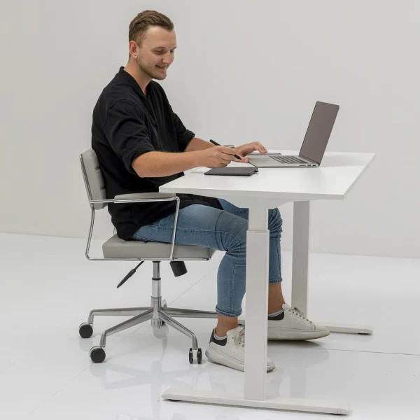 Scrivania Office bianca 140x60 cm - KARE