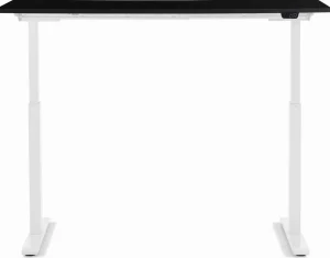 Scrivania Office bianco nero 140x70 - KARE