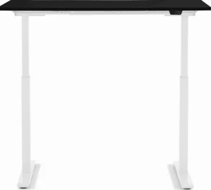 Scrivania Office bianco nero 120x70 - KARE