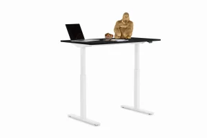 Scrivania Office bianco nero 120x70 - KARE