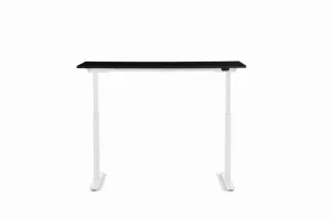Scrivania Office bianco nero 140x70 - KARE