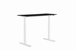 Scrivania Office bianco nero 140x70 - KARE