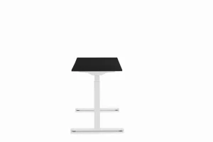 Scrivania Office bianco nero 140x70 - KARE