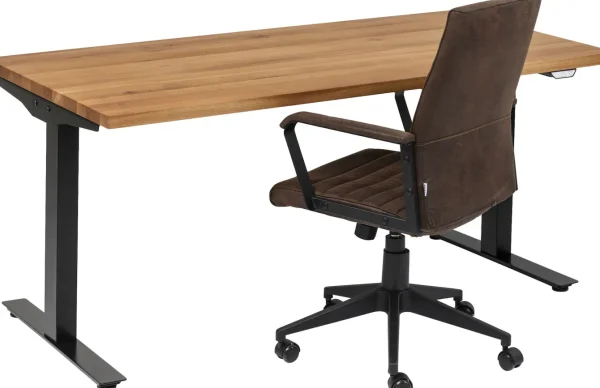 Scrivania Office Jackie quercia nero 160x80 - KARE