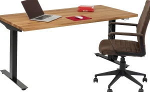 Scrivania Office Jackie quercia nero 160x80 - KARE