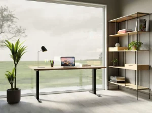 Scrivania Office Jackie quercia nero 160x80 - KARE