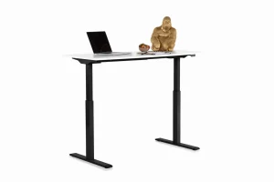 SCRIVANIA OFFICE NERO BIANCO 120X70 - KARE