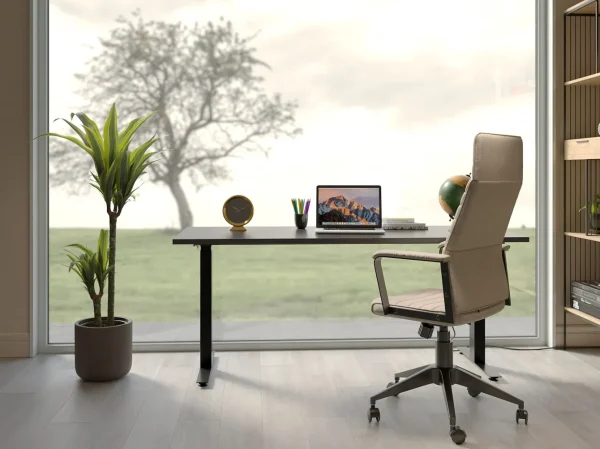 Scrivania Office nero nero 140x70 - KARE
