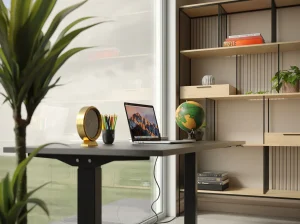 Scrivania Office nero nero 140x70 - KARE