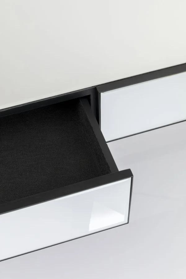 Scrivania Soran nero 120x50cm - KARE