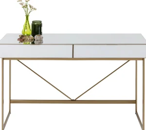 Scrivania Soran oro 120x50cm - KARE