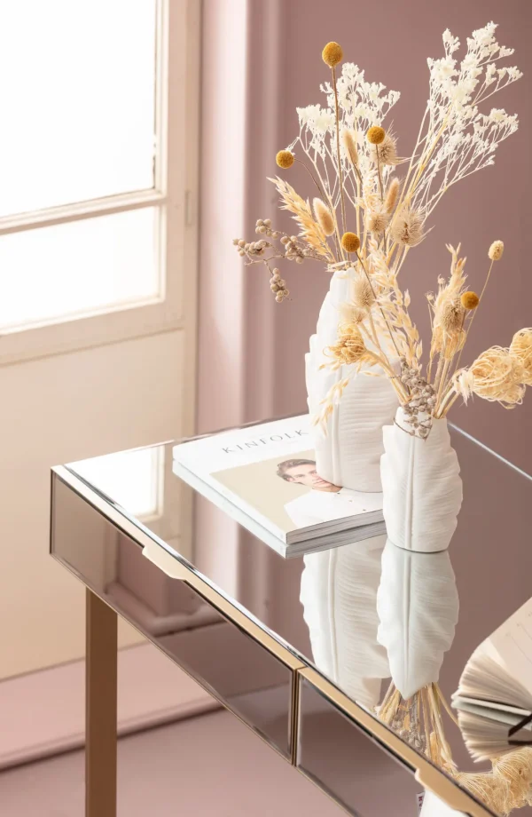 Scrivania Soran oro 120x50cm - KARE