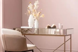 Scrivania Soran oro 120x50cm - KARE