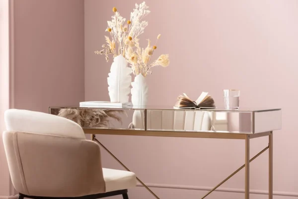 Scrivania Soran oro 120x50cm - KARE