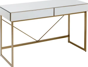 Scrivania Soran oro 120x50cm - KARE