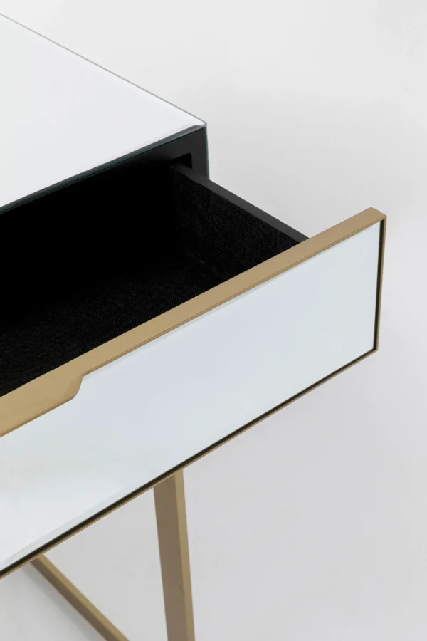 Scrivania Soran oro 120x50cm - KARE