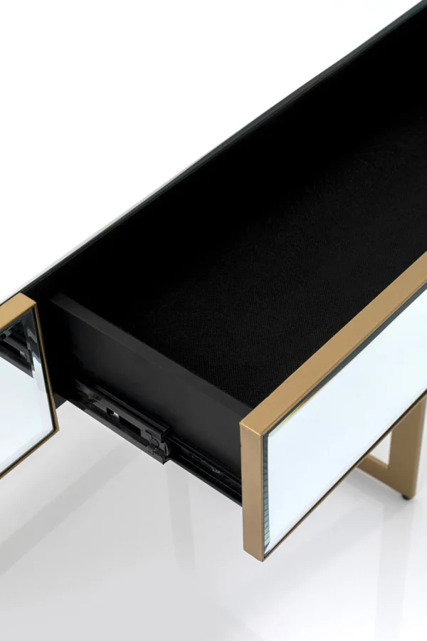 Scrivania Soran oro 120x50cm - KARE