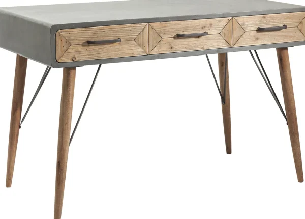 SCRIVANIA X FACTORY 120X60CM 3 CASSETTI - KARE