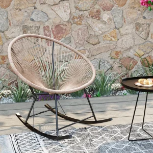 Sedia a dondolo Acapulco Natur - KARE