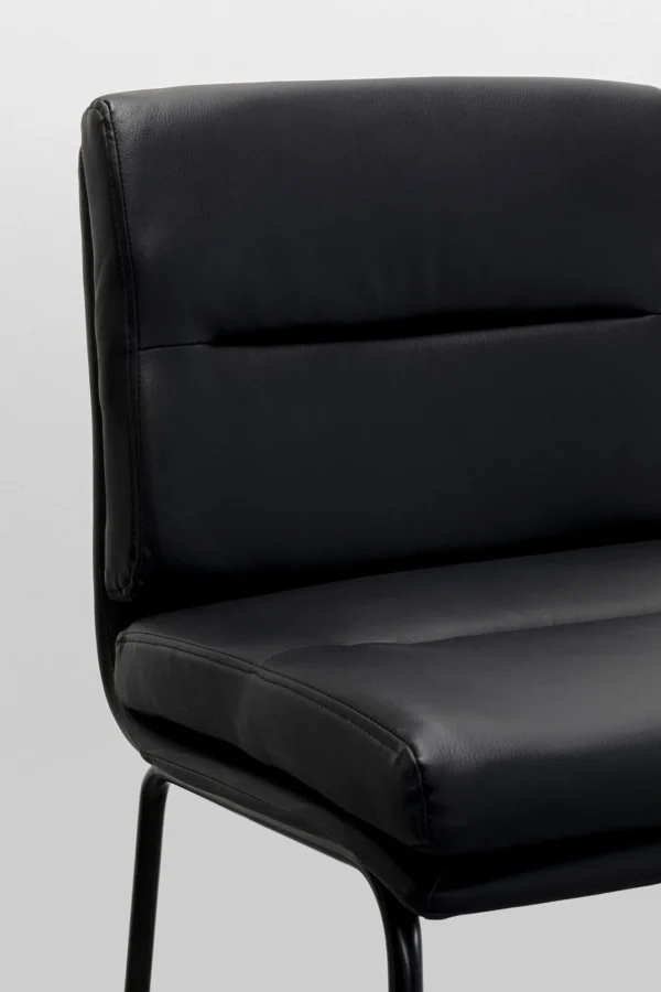 Sedia bar Ginny Nero 75cm - KARE
