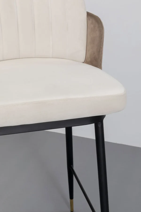 Sedia bar Hojas beige - KARE