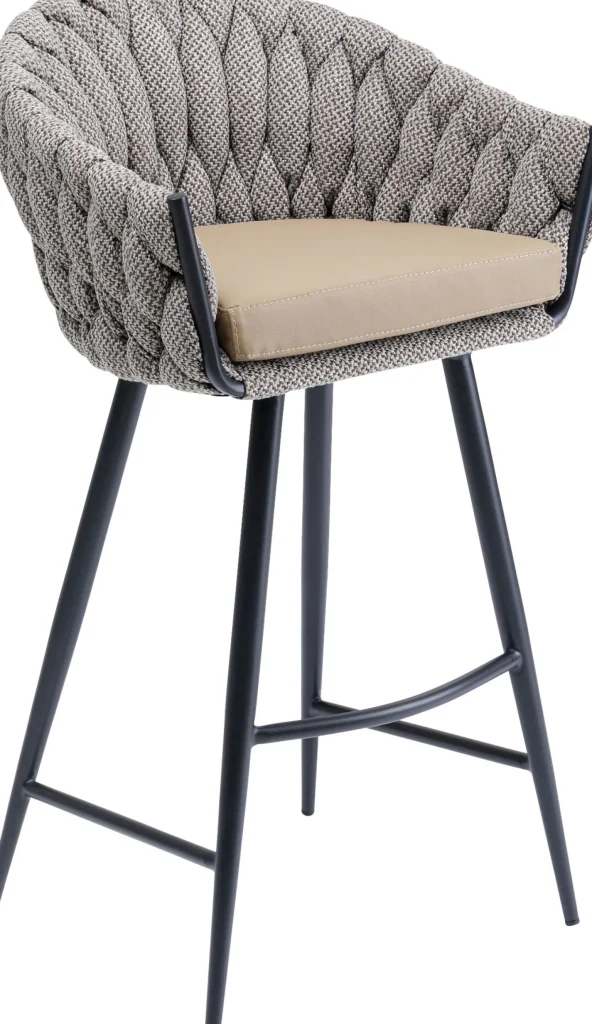 Sedia bar Knot Tweed - KARE