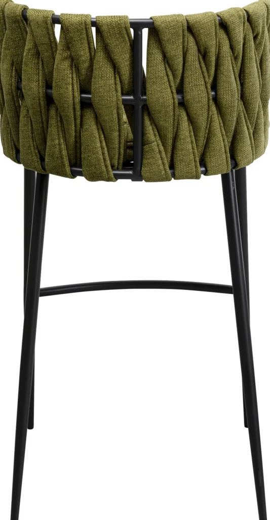 Sedia bar Saluti verde scuro 77cm - KARE