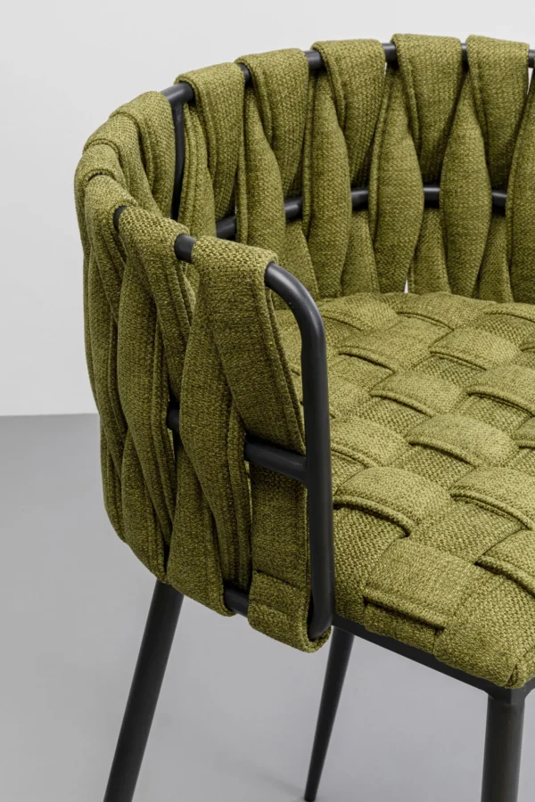 Sedia bar Saluti verde scuro 77cm - KARE