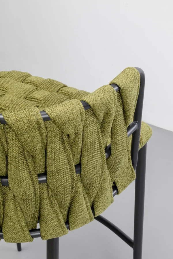 Sedia bar Saluti verde scuro 77cm - KARE