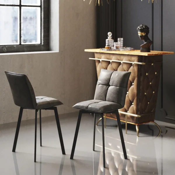 Sedia bar Toronto marrone 69cm - KARE