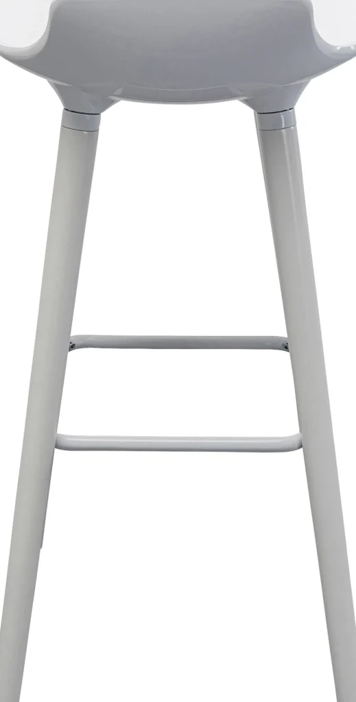 Sedia bar York Bianco 75cm - KARE