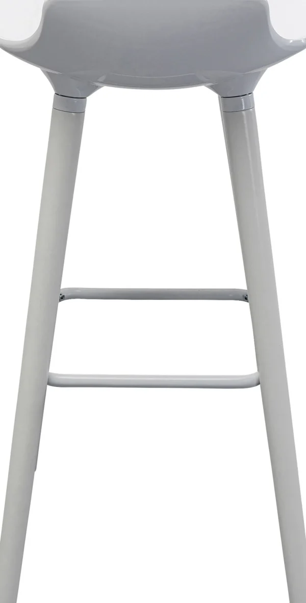 Sedia bar York Bianco 75cm - KARE
