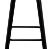 Sedia bar York Nero 75cm - KARE