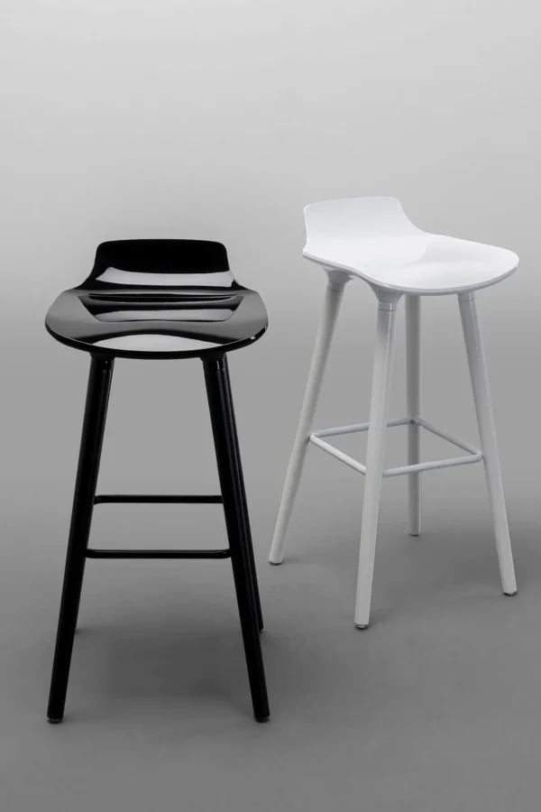Sedia bar York Nero 75cm - KARE