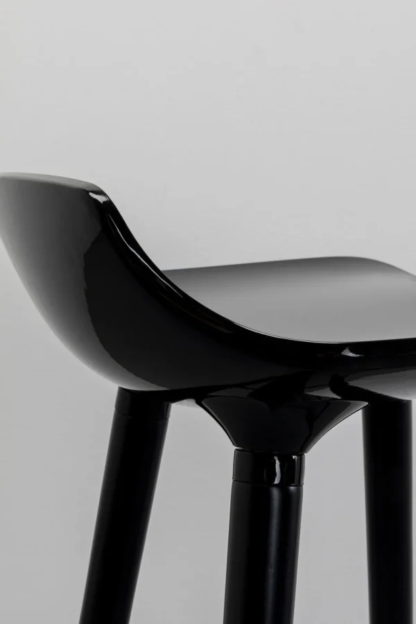 Sedia bar York Nero 75cm - KARE