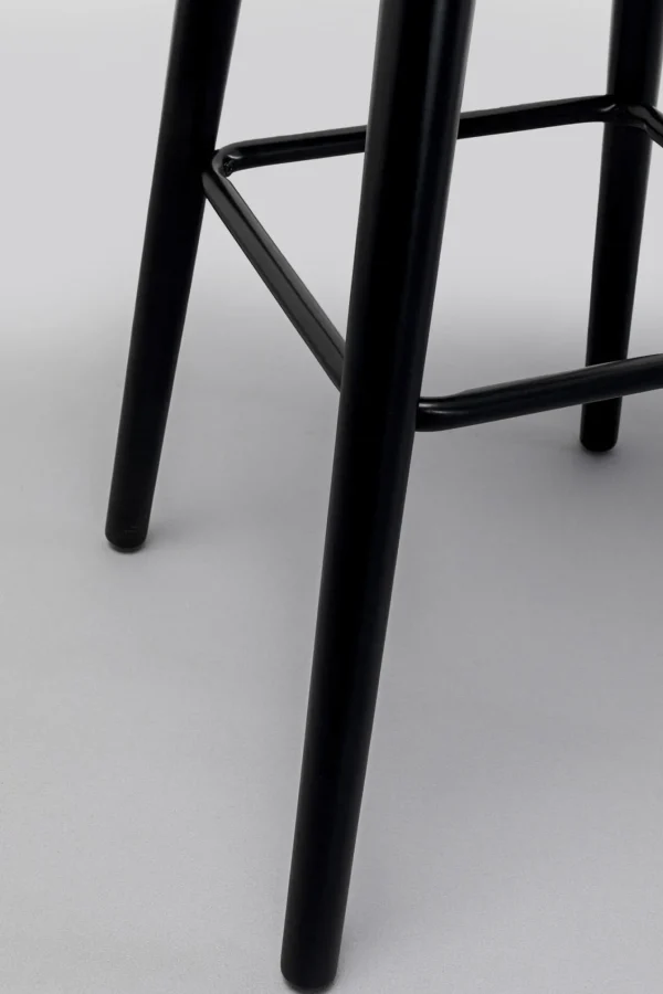 Sedia bar York Nero 75cm - KARE
