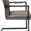 Sedia cantilever Thamos marrone - KARE