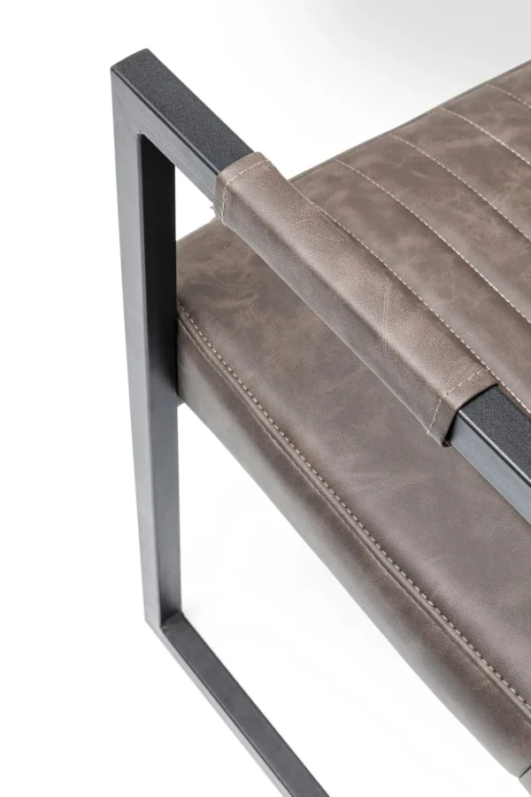 Sedia cantilever Thamos marrone - KARE