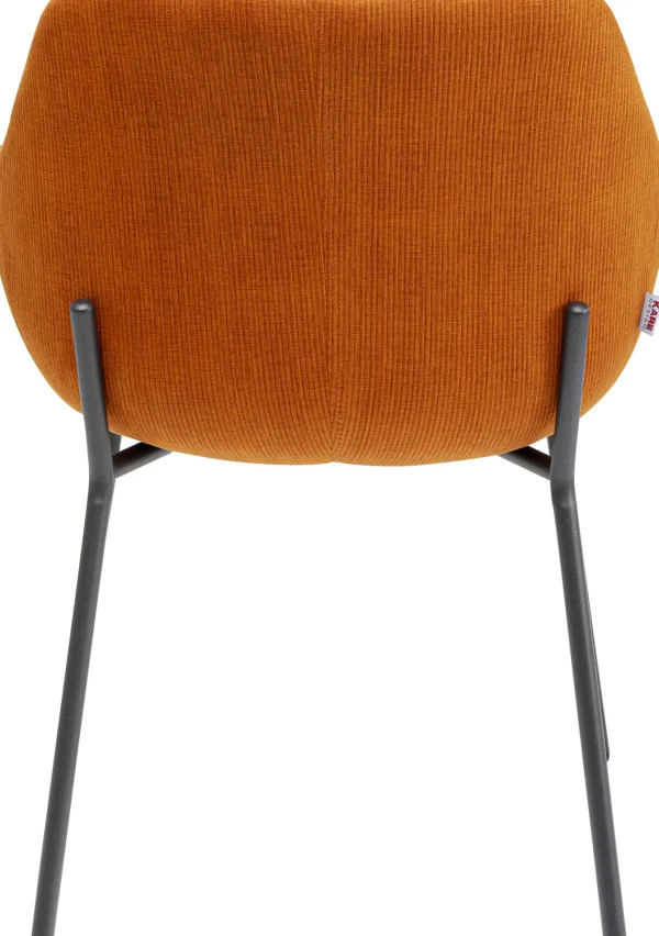 Sedia Con Braccioli Avignon Arancione - KARE
