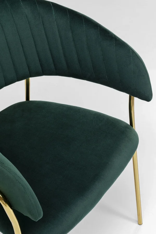 SEDIA CON BRACCIOLI BELLE VERDE (2/SET) - KARE