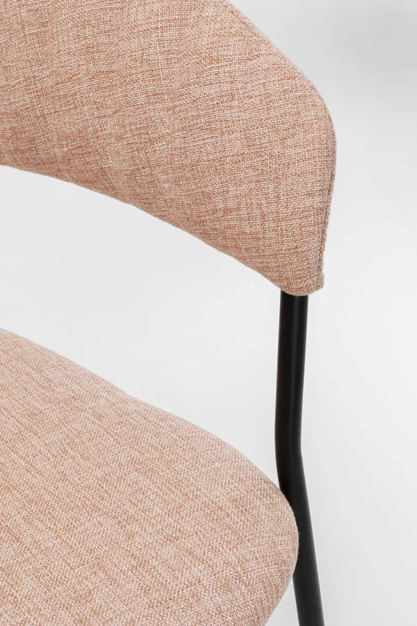 Sedia con braccioli Belle rosa (2/set) - KARE