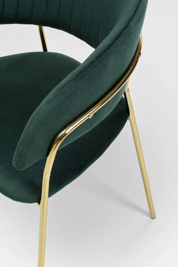 SEDIA CON BRACCIOLI BELLE VERDE (2/SET) - KARE
