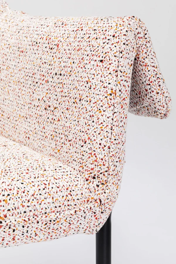 Sedia con braccioli Bess Beige Flitter - KARE