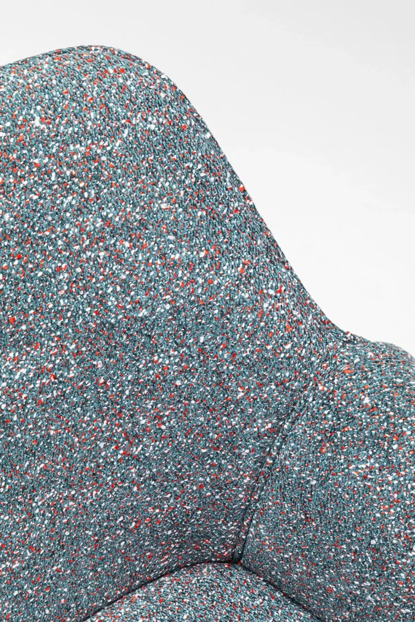 Sedia con braccioli Bess Grey Flitter - KARE