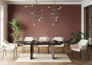 Sedia con braccioli Bess crema - KARE