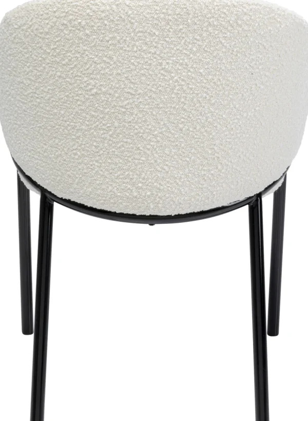 Sedia con braccioli Boulevard bianco - KARE